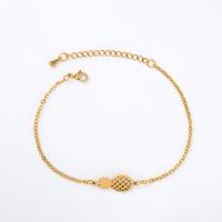 Stainless Steel Jewelry Bracelet Pineapple Adjustable & fashion jewelry & for woman 16.5+5cm Sold By PC