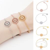 Stainless Steel Jewelry Bracelet, fashion jewelry & for woman, more colors for choice, 16+5cm, Sold By PC
