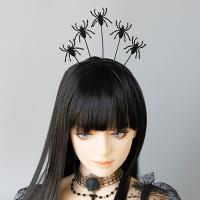 Hair Bands Felt with Plastic & Iron handmade Halloween Jewelry Gift & for woman black 26cmuff0c19cm Sold By PC