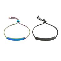 Bijoux bracelet en acier inoxydable, Réglable & bijoux de mode & pour homme, plus de couleurs à choisir, Vendu par PC