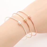 Stainless Steel Bangle, Adjustable & fashion jewelry & for woman, more colors for choice, Sold By PC