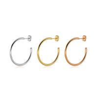 Roestvrij staal Stud Earrings, plated, Koreaanse stijl & verschillende grootte voor keus & voor vrouw, meer kleuren voor de keuze, 2paren/Bag, Verkocht door Bag