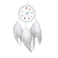 Fashion Dream Catcher Plastic with Cotton Thread & Feather handmade for home and office Sold By Strand