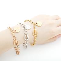 Bijoux bracelet en acier inoxydable, bijoux de mode & pour femme, plus de couleurs à choisir, 20cm, Vendu par PC