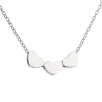 Stainless Steel Jewelry Necklace Heart fashion jewelry & for woman Sold By PC