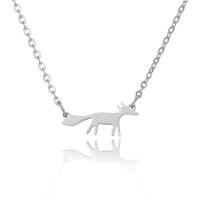 Stainless Steel Jewelry Necklace Fox fashion jewelry & Unisex Sold By PC