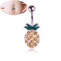 Stainless Steel Belly Ring, with Tibetan Style, Cartoon, for woman, Sold By PC