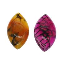 Dragon Veins Agate Cabochon, fashion jewelry & DIY, more colors for choice, 40x20x6.50mm, 5PCs/Bag, Sold By Bag