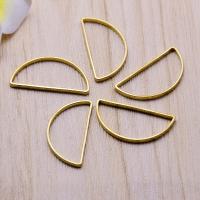 Brass Jewelry Finding, hollow, original color, nickel, lead & cadmium free, 15x30mm, 50PCs/Bag, Sold By Bag
