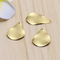 Brass Jewelry Pendants, original color, nickel, lead & cadmium free, 16.5x25mm, Hole:Approx 1mm, 50PCs/Bag, Sold By Bag