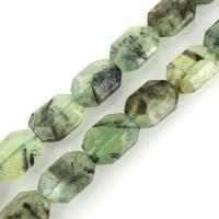 Natural Prehnite Beads, faceted, 20x15x8mm, Hole:Approx 1mm, Approx 20PCs/Strand, Sold Per Approx 16 Inch Strand
