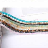 Mixed Gemstone Beads, Column, different materials for choice, 2*4mm, Hole:Approx 1mm, Approx 150PCs/Strand, Sold By Strand