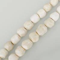 Natürliche Korallen Perlen, Koralle, weiß, 14-36x15-34x14-35mm, Bohrung:ca. 1.5mm, verkauft von kg