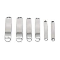 Stainless Steel Connector, different size for choice & 1/1 loop, original color, Hole:Approx 2mm, 50PCs/Bag, Sold By Bag