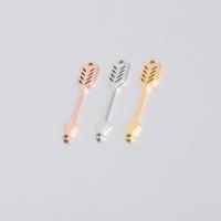 Stainless Steel Connector, Arrow, polished, 1/1 loop, more colors for choice, 6.18x33mm, Hole:Approx 1.4mm, 10PCs/Bag, Sold By Bag