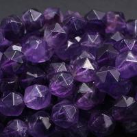 Natürliche Amethyst Perlen, poliert, DIY & verschiedene Größen vorhanden & facettierte, violett, verkauft per ca. 15 ZollInch Strang