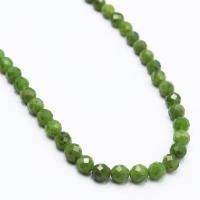 Kanadische Jade Perle, rund, poliert, DIY & verschiedene Größen vorhanden & facettierte, grün, verkauft per ca. 15 ZollInch Strang