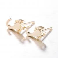 Stainless Steel Stud Earrings Scorpion cute & for woman nickel lead & cadmium free Sold By Pair