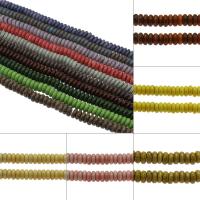 Porcelain Jewelry Beads, Abacus, more colors for choice, 9*5mm, Hole:Approx 2mm, Approx 200PCs/Bag, Sold By Bag