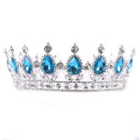 Bridal Tiaras Zinc Alloy with Crystal plated & for woman & with rhinestone nickel lead & cadmium free Sold By PC