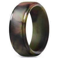 silicona anillo, unisexo & diverso tamaño para la opción, más colores para la opción, 8*2.5mm, 10PCs/Grupo, Vendido por Grupo