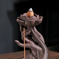Backflow Incense Burner, Porcelain, different styles for choice, nickel, lead & cadmium free, 140x170mm, Sold By PC