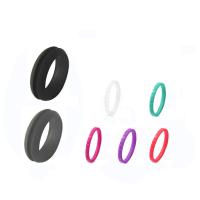 silicona anillo, diverso tamaño para la opción & para mujer, más colores para la opción, 8*2.7mm, Vendido por UD