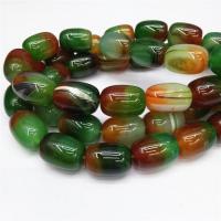Malachit Achat Perle, verschiedene Größen vorhanden, grün, verkauft von Strang