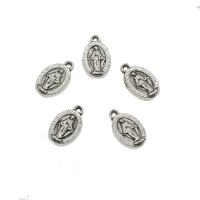 Tibetan Style Pendants, antique silver color plated, nickel, lead & cadmium free, 9x14.50x2mm, Hole:Approx 1.5mm, Approx 1111PCs/KG, Sold By KG