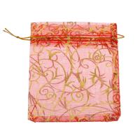 Jewelry Pouches Bags, Organza, durable & multifunctional, more colors for choice, 120*100mm, Approx 100PCs/Bag, Sold By Bag