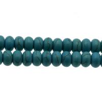 Synthetic Turquoise Beads skyblue Flat Round Sold By Bag