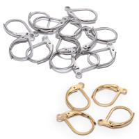 Stainless Steel Lever Back Earring Component plated DIY Sold By Bag