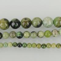 Australien Jade Perle, rund, DIY & verschiedene Größen vorhanden, Bohrung:ca. 1.5mm, verkauft per ca. 16 ZollInch Strang