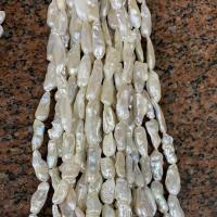 Keshi Cultured Freshwater Pearl Beads, natural, white, 15*8mm-20*15mm, Hole:Approx 0.8mm, Sold By Strand