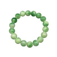 Jade Bracelet Round polished fashion jewelry & for woman green Sold Per Approx 7.5 Inch Strand