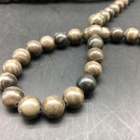 Malachit Perlen, rund, poliert, DIY & verschiedene Größen vorhanden, Bohrung:ca. 1mm, verkauft von Strang