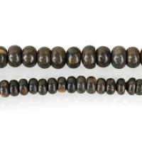 Natural Picture Jasper Beads, different size for choice, black, Hole:Approx 1mm, Sold Per Approx 16 Inch Strand