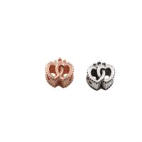 Zinc Alloy European Beads plated hollow nickel lead & cadmium free Approx 5mm Sold By Bag