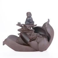 Backflow Incense Burner, Porcelain, handmade, for home and office & durable & different styles for choice, 150x205mm, Sold By PC