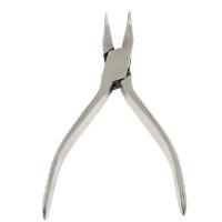 Stainless Steel Needle Nose Plier, portable & durable, original color, 155x49x14mm, Sold By PC