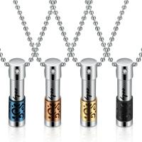 Stainless Steel Aromatherapy Necklace plated fashion jewelry & Unisex & with rhinestone Sold By Strand