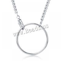 Stainless Steel Jewelry Necklace Titanium Steel fashion jewelry & Unisex 44cm Sold By PC