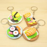 Bag Purse Charms Keyrings Keychains Plastic with Zinc Alloy Unisex & mixed 5cm Sold By Lot