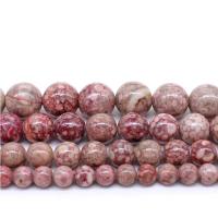 Naturstein Perle, rund, poliert, DIY & verschiedene Größen vorhanden, keine, Bohrung:ca. 1mm, verkauft von Strang