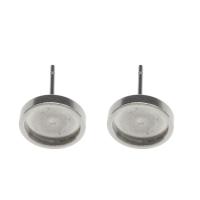 Stainless Steel Earring Stud Component original color Sold By Bag
