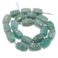 Natural Amazonite Beads, ​Amazonite​, faceted, skyblue, 16*11.5mm, Hole:Approx 1mm, Approx 21PCs/Strand, Sold By Strand