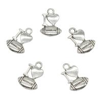 Tibetan Style Pendants, antique silver color plated, nickel, lead & cadmium free, 11x14x2mm, Hole:Approx 2mm, Approx 833PCs/KG, Sold By KG