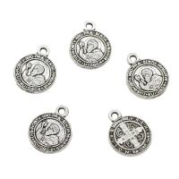 Zinc Alloy Pendants antique silver color plated nickel lead & cadmium free Approx 1.5mm Approx Sold By KG
