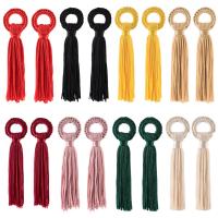 Cotton Thread Tassel, DIY, more colors for choice, nickel, lead & cadmium free, 110mm, Approx 6PCs/Bag, Sold By Bag