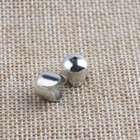 Jern perle hætter, sølvfarvet forgyldt, forskellig størrelse for valg, nikkel, bly & cadmium fri, 100pc'er/Bag, Solgt af Bag